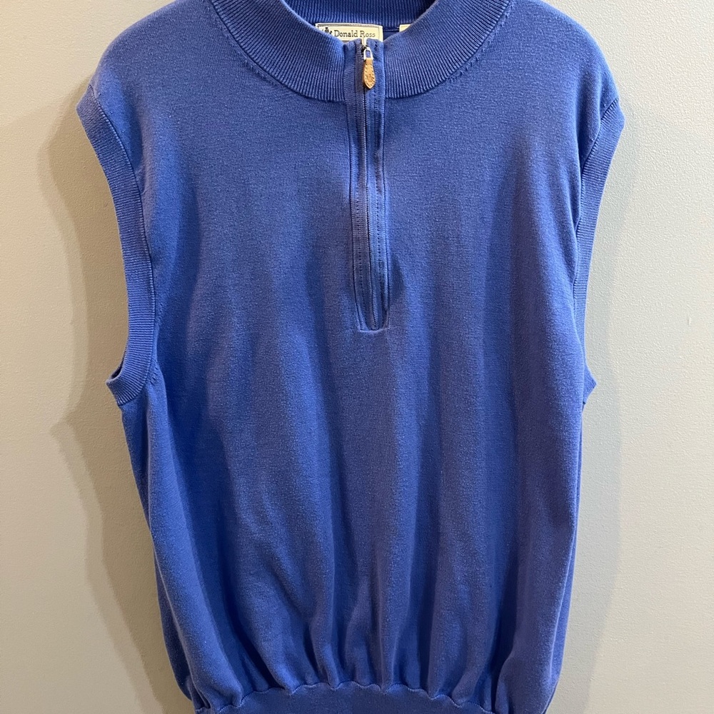 Light Blue XL Donald Ross golf Sweater Vest